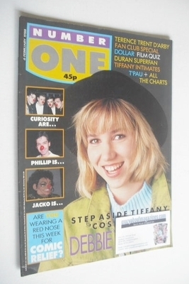NUMBER ONE Magazine - Debbie Gibson cover (6 February 1988)