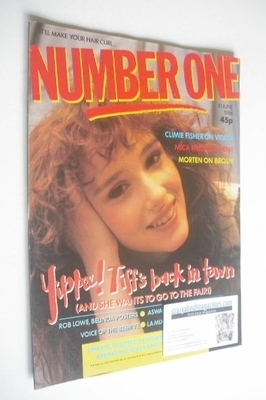 <!--1988-06-10-->NUMBER ONE Magazine - Tiffany cover (10 June 1988)