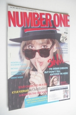 <!--1988-06-04-->NUMBER ONE Magazine - Debbie Gibson cover (4 June 1988)