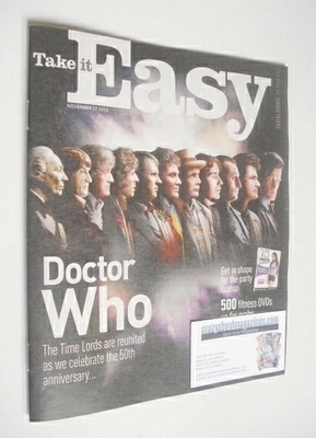 <!--2013-11-17-->Take It Easy magazine - Doctor Who cover (17 November 2013