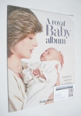 A Royal Baby Album - Princess Diana and Prince William cover (Daily Mail su