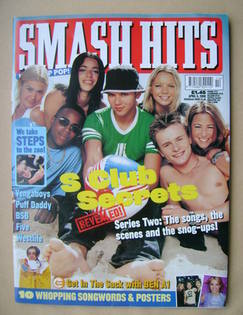 Smash Hits magazine - S Club 7 cover (5 April 2000)