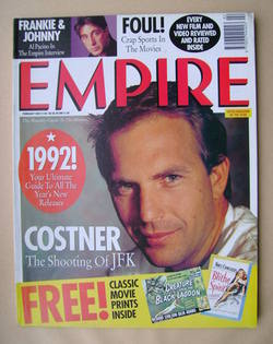 <!--1992-02-->Empire magazine - Kevin Costner cover (February 1992 - Issue 