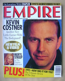 Empire magazine - Kevin Costner cover (January 1993 - Issue 43)