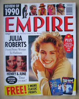 <!--1990-12-->Empire magazine - Julia Roberts cover (December 1990 - Issue 
