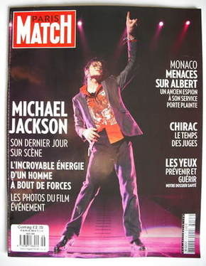 <!--2009-11-05-->Paris Match magazine - 5-11 November 2009 - Michael Jackso