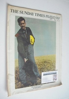 The Sunday Times magazine - The Collected Snapshots of George Orwell cover (18 August 1968)