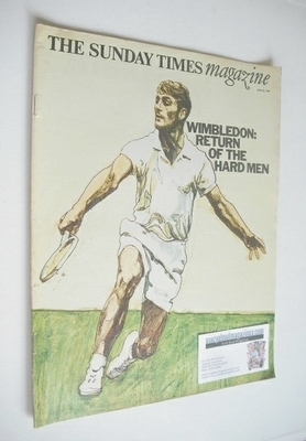 The Sunday Times magazine - Wimbledon, Return Of The Hard Men cover (23 June 1968)