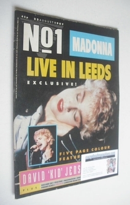 No 1 magazine - Madonna cover (22 August 1987)