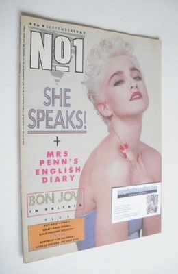 No 1 magazine - Madonna cover (5 September 1987)