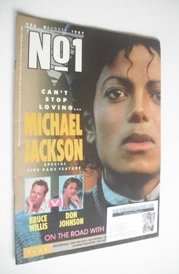 No 1 Magazine - Michael Jackson cover (8 August 1987)