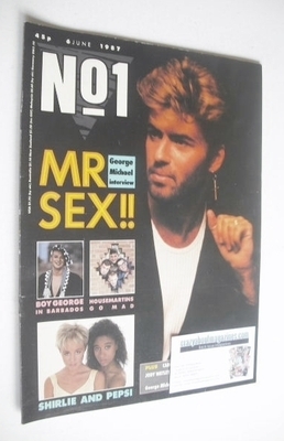No 1 Magazine - George Michael cover (6 June 1987)