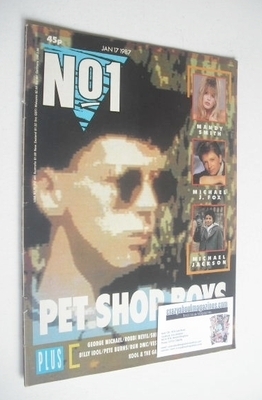 No 1 Magazine - Pet Shop Boys cover (17 January 1987)