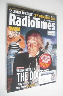 Radio Times magazine - William Hartnell cover (23-29 November 2013)