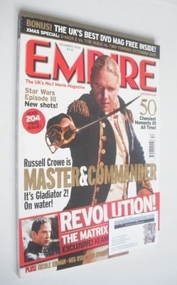Empire magazine - Russell Crowe cover (December 2003 - Issue 174)