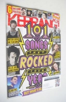 Kerrang magazine - 101 Songs That Rocked Your Year cover (23 November 2013 - Issue 1493)