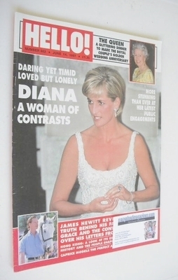 Hello! magazine - Princess Diana cover (14 June 1997 - Issue 462)