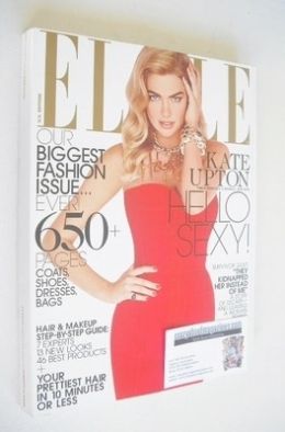 US Elle magazine - September 2013 - Kate Upton cover