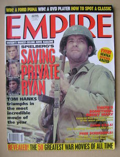Empire magazine - Tom Hanks cover (October 1998 - Issue 112)