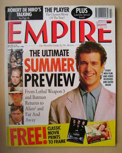 <!--1992-07-->Empire magazine - Mel Gibson cover (July 1992 - Issue 37)