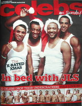 Celebs magazine - JLS cover (13 December 2009)