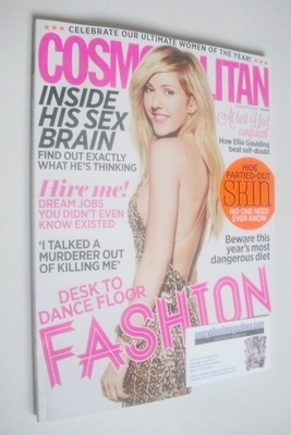 Cosmopolitan magazine (January 2014 - Ellie Goulding cover)