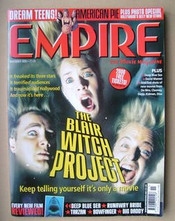 Empire magazine - The Blair Witch Project cover (November 1999 - Issue 125)