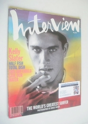 <!--1996-05-->Interview magazine - May 1996 - Kelly Slater cover