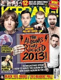 Kerrang magazine - The Albums That Rocked 2013 cover (14 December 2013 - Issue 1496)