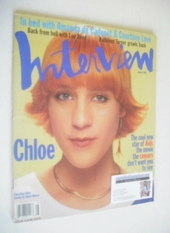 <!--1995-08-->Interview magazine - August 1995 - Chloe Sevigny cover