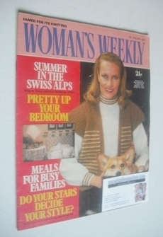 <!--1982-01-09-->Woman's Weekly magazine (9 January 1982 - British Edition)
