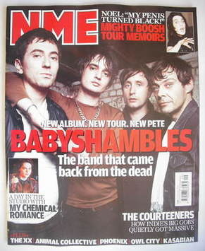 NME magazine - Babyshambles cover (5 December 2009)