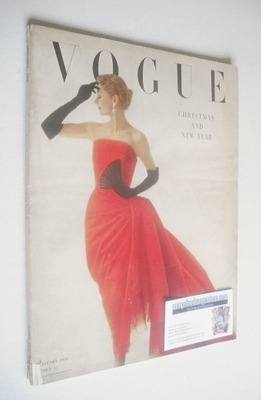 Vintage British Vogue magazine - January 1950