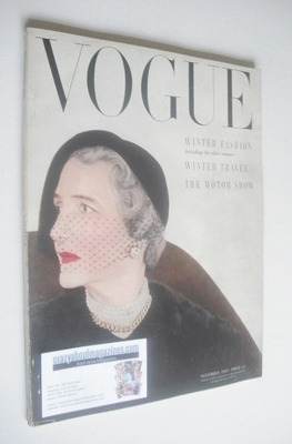 <!--1950-11-->British Vogue magazine - November 1950 (Vintage Issue)