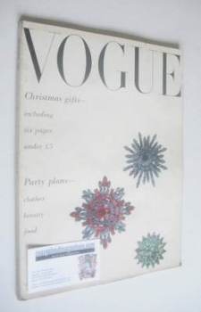 British Vogue magazine - December 1950 (Vintage Issue)