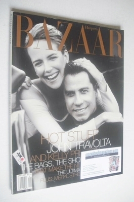 <!--1999-01-->Harper's Bazaar magazine - January 1999 - John Travolta and K