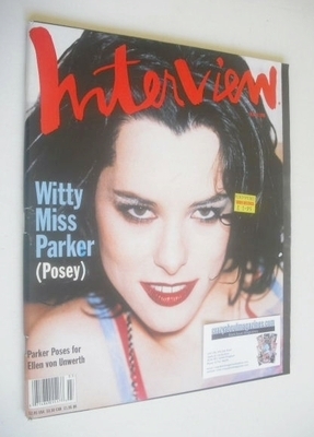 Interview magazine - March 1998 - Parker Posey cover