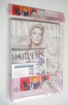 Harper's Bazaar magazine - December 2013 - Cate Blanchett cover
