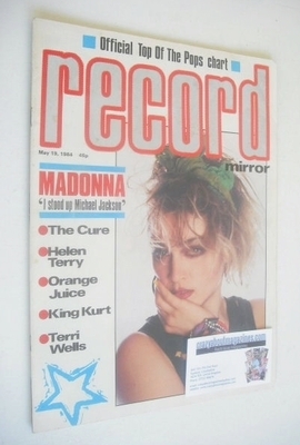 Record Mirror magazine - Madonna cover (19 May 1984)