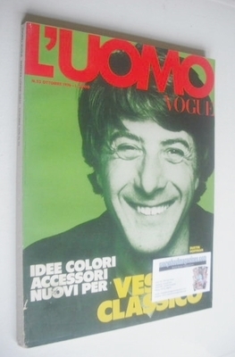 <!--1976-10-->L'Uomo Vogue magazine - October 1976 - Dustin Hoffman cover