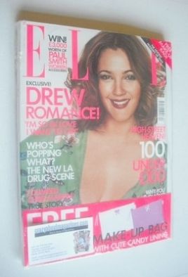 <!--2003-04-->British Elle magazine - April 2003 - Drew Barrymore cover