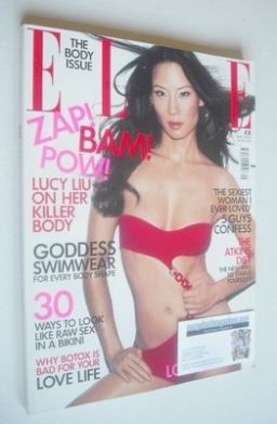 British Elle magazine - May 2003 - Lucy Liu cover