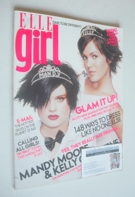 Elle Girl magazine - February 2003 - Mandy Moore and Kelly Osbourne cover