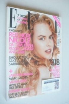British Elle magazine - March 2003 - Nicole Kidman cover