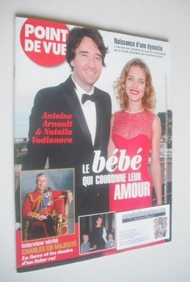 Point De Vue magazine - Natalia Vodianova and Antoine Arnault cover (13-19 November 2013)