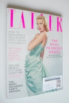 Tatler magazine - December 2013 - Princess Grace cover