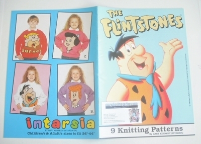 The Flintstones Sweater Knitting Patterns x9 (Intarsia) (Child/Adult Size)
