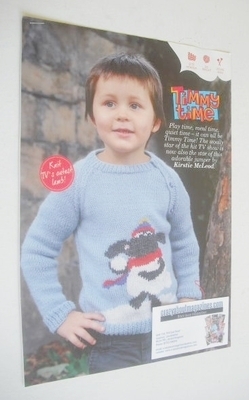 Timmy the Lamb Sweater Knitting Pattern (Child Size)