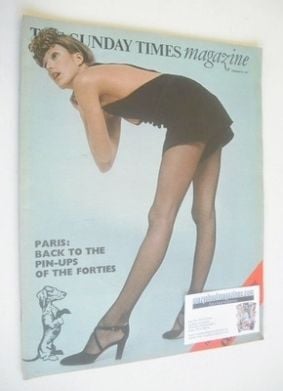 The Sunday Times magazine - Paris, Back To The Pin-Ups Of The Forties cover (21 February 1971)
