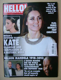 Hello! magazine - The Duchess of Cambridge cover (16 December 2013 - Issue 1307)